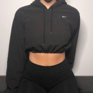 Nike Tops - NIKE Fleece Crop Hoodie Nike Tops - NIKE Fleece Crop Hoodie